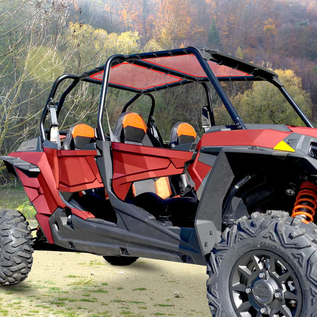 Heavy-Duty Mesh Sun Shade Soft Top for Polaris RZR Pro XP (2020–2026)