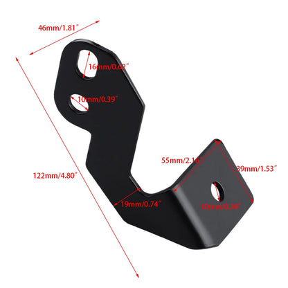 A-Pillar LED Light Mount Brackets (Pair) for Polaris RZR XP 1000 & RZR 900