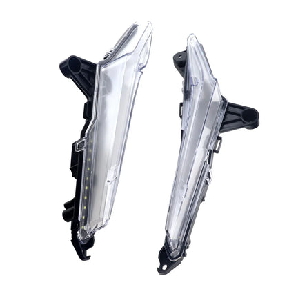 White DRL Front LED Fang Lights for Can-Am Maverick R (2024–2026)