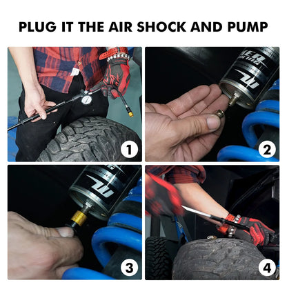 Shock Nitrogen Filling Needle Kit, 300 PSI for UTV & SXS
