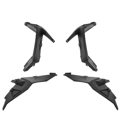Full Front & Rear Extended Fender Flares for Polaris RZR XP 1000 & RZR XP Turbo