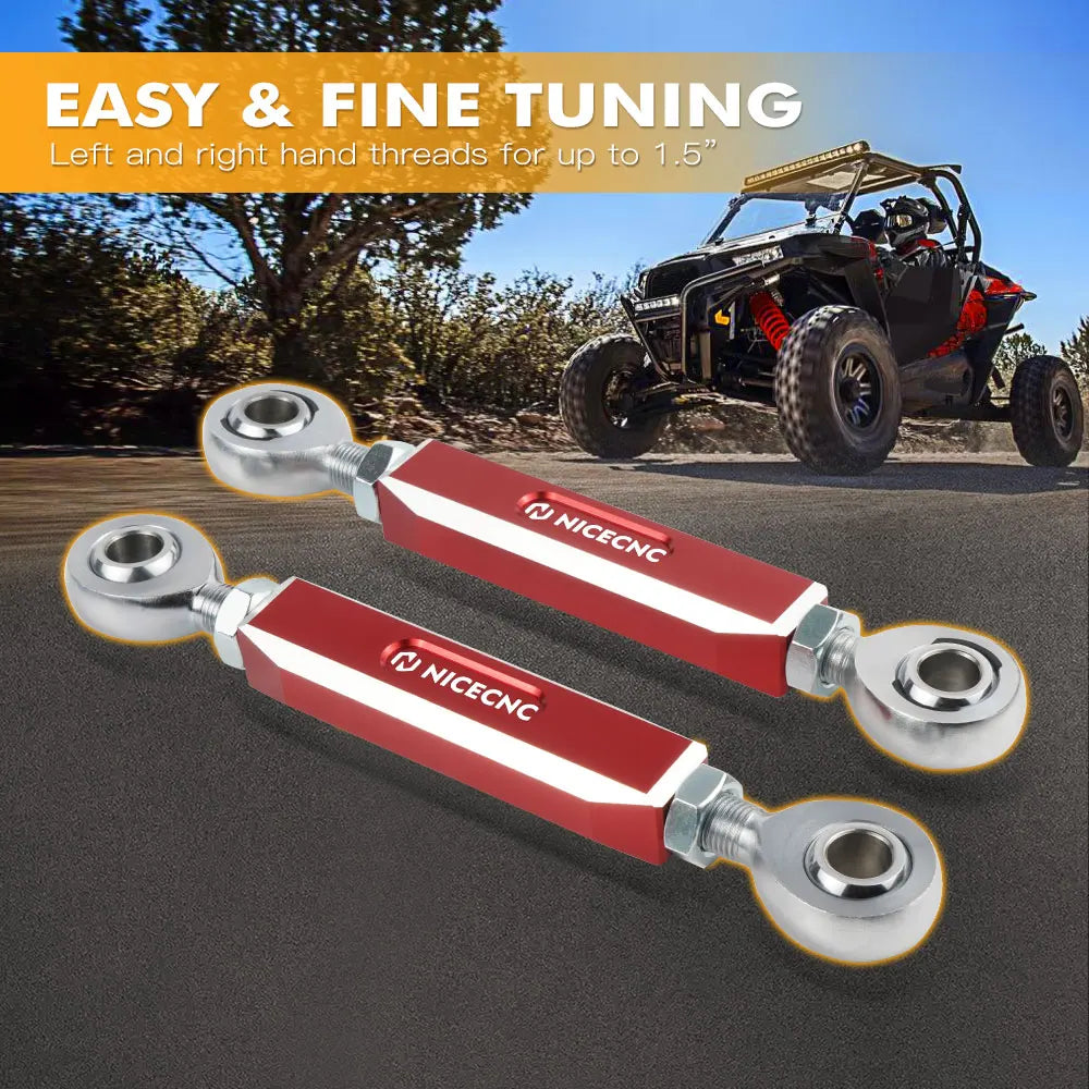 NICECNC Front and Rear Sway Bar Link Kit for Polaris RZR XP 1000 & RZR XP Turbo