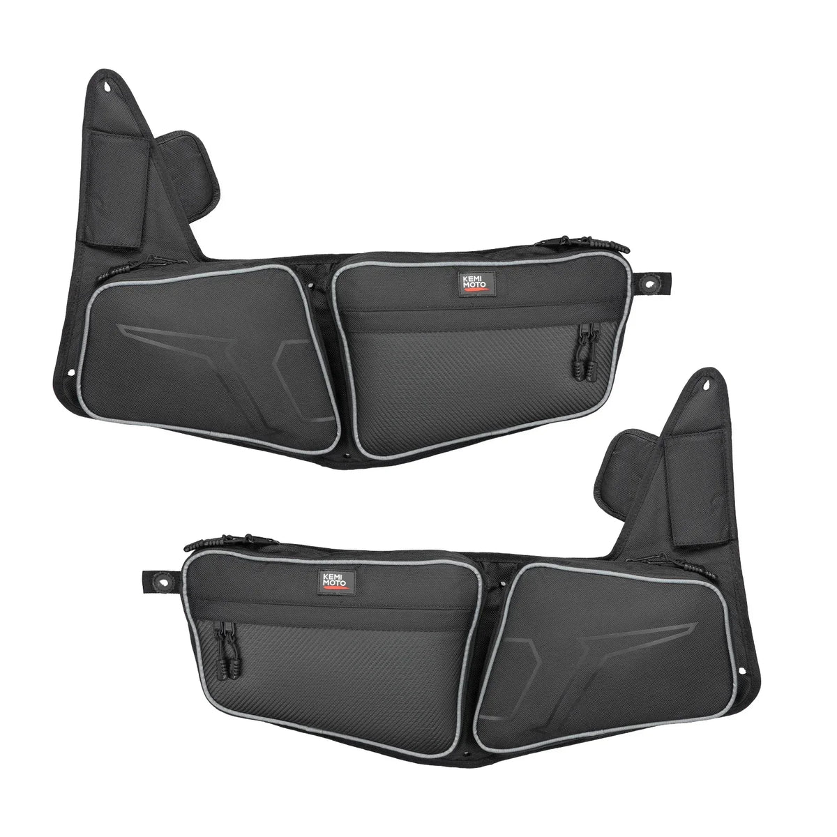 KEMIMOTO Side Door Storage Bags with Knee Pads for Polaris RZR XP 1000 (2024–2026)