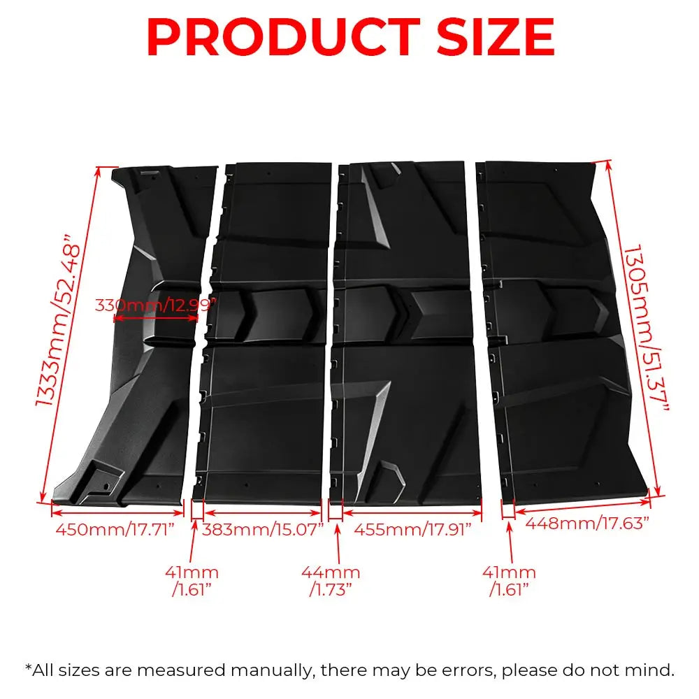 Hard Plastic Roof Top, 4-Door, Matte Black for Can-Am Maverick X3 (2017–2026)