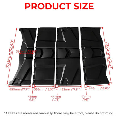 Hard Plastic Roof Top, 4-Door, Matte Black for Can-Am Maverick X3 (2017–2026)