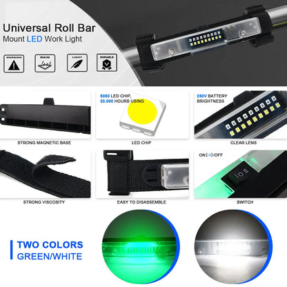 Roll Bar Mount LED Work Light for UTV & SXS