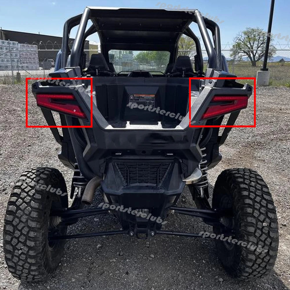 Left & Right Rear LED Brake Tail Light Assembly for Polaris RZR Pro XP, RZR Turbo R & RZR Pro R