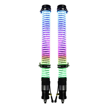 2 ft Fat COB LED Whip Lights with Turn Signal and Brake for UTV & SXS