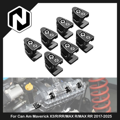 NICECNC Aluminum Intake Manifold Reinforcement Bracket for Can-Am Maverick X3 (2017–2025)