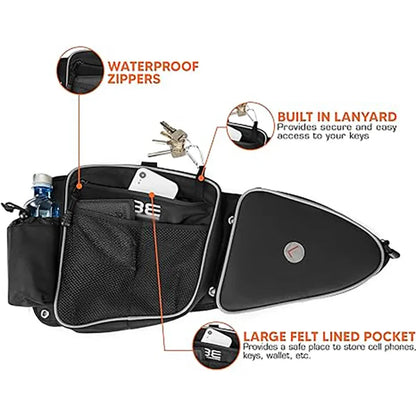 Front Door Storage Bags with Knee Pads for Polaris RZR XP 1000, RZR XP Turbo & RZR 900