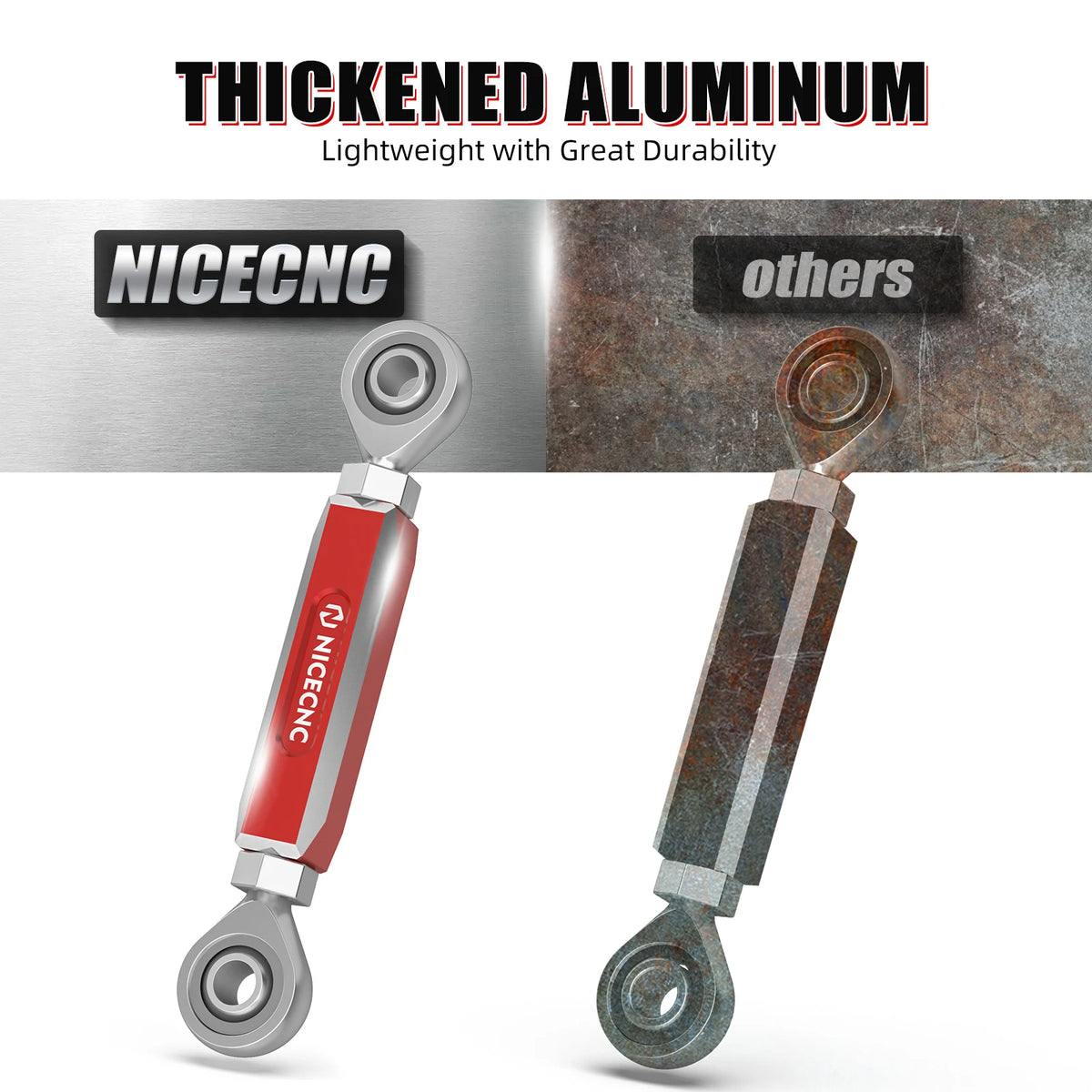 NICECNC Front Sway Bar Link Kit for Polaris RZR XP Turbo, RZR XP 1000 & More
