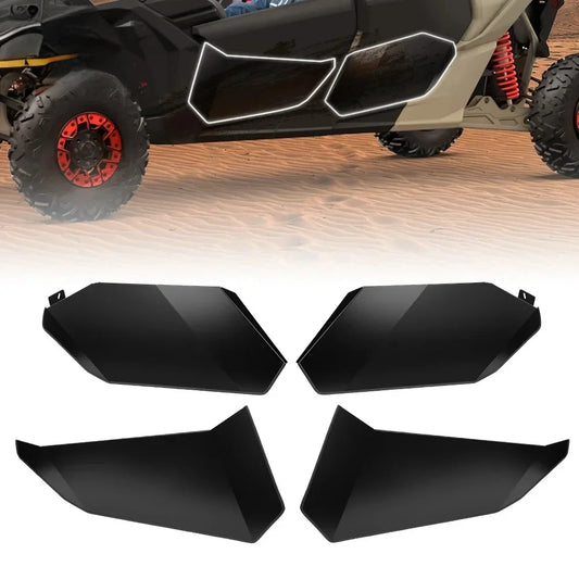 Aluminum Lower Half Door Inserts, 4-Door for Can-Am Maverick X3 (2017–2025)