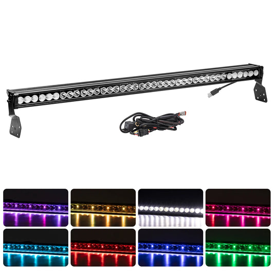 50-Inch RGB LED Light Bar with Brackets and Wiring for Can-Am Maverick X3 & Maverick R