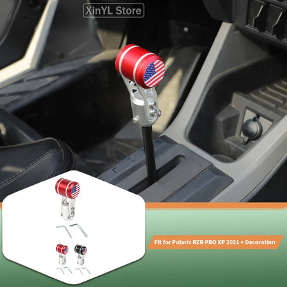Aluminum Gear Shift Knob Cover for Polaris RZR Pro XP (2021–2026)