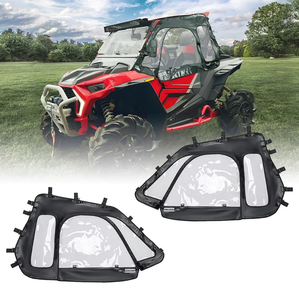 Soft Upper Door Cab Enclosures, 2-Door for Polaris RZR XP 1000, RZR XP Turbo & RZR 900