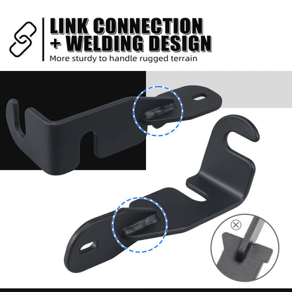 NICECNC 3-Inch Steel Door Latch Set for Can-Am Maverick X3 (2017–2023)