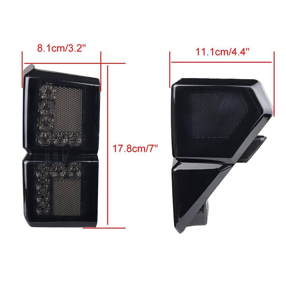 Plug-and-Play LED Tail Lights with Brake Function for Polaris Ranger XP 1000 (2018–2021)