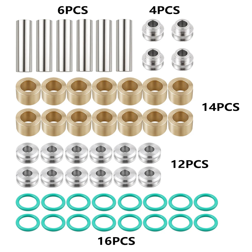 NICECNC Front A-Arm Bushing Shaft Kit for Polaris RZR XP Turbo & RZR XP 1000