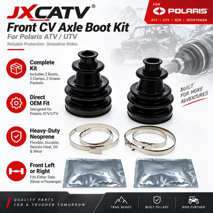 CV Axle Drive Shaft Boot Kit for Polaris Ranger 570, RZR 900 & RZR XP 1000