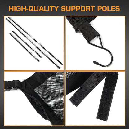 Left & Right Door Window Nets, Mesh Shade for Can-Am Maverick X3 (2017–2021)