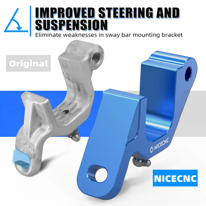 NICECNC Aluminum Front Sway Bar Bracket for Polaris RZR XP 1000, RZR 900 & More
