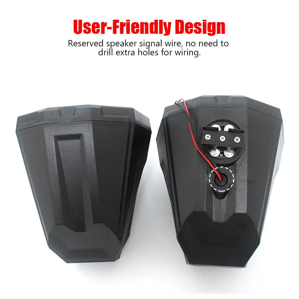 8-Inch Speaker Enclosures, Black (Pair) for UTV & SXS