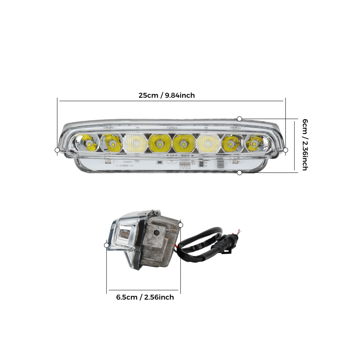 Hood Scoop LED Accent Spot Light for Can-Am Maverick R (2024–2025)