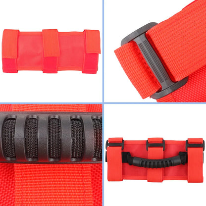 Heavy-Duty Nylon Roll Bar Grab Handles, 1.5–2 Inch for UTV & SXS