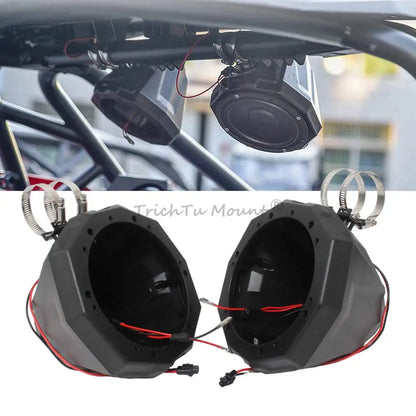 6.5-Inch Speaker Enclosure for 1.5–2 Inch Roll Bars for UTV & SXS