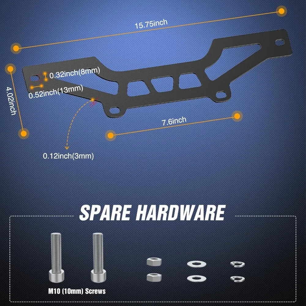 Nilight Shock Tower Light Bar Mounting Brackets for Can-Am Maverick X3 (2017–2026)