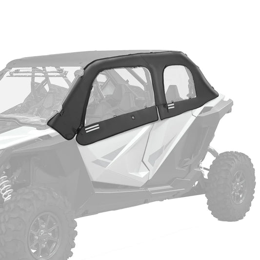 KEMIMOTO Soft Upper Cab Enclosure Doors, 4-Door for Polaris RZR Pro XP & RZR Turbo R
