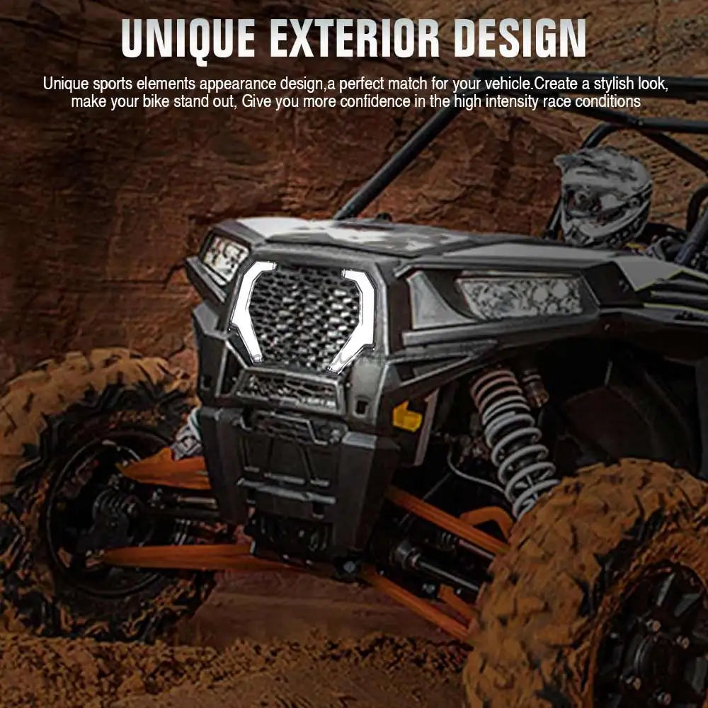 Front LED Fang Accent Lights with DRL and Turn Signals for Polaris RZR XP 1000 & RZR 900