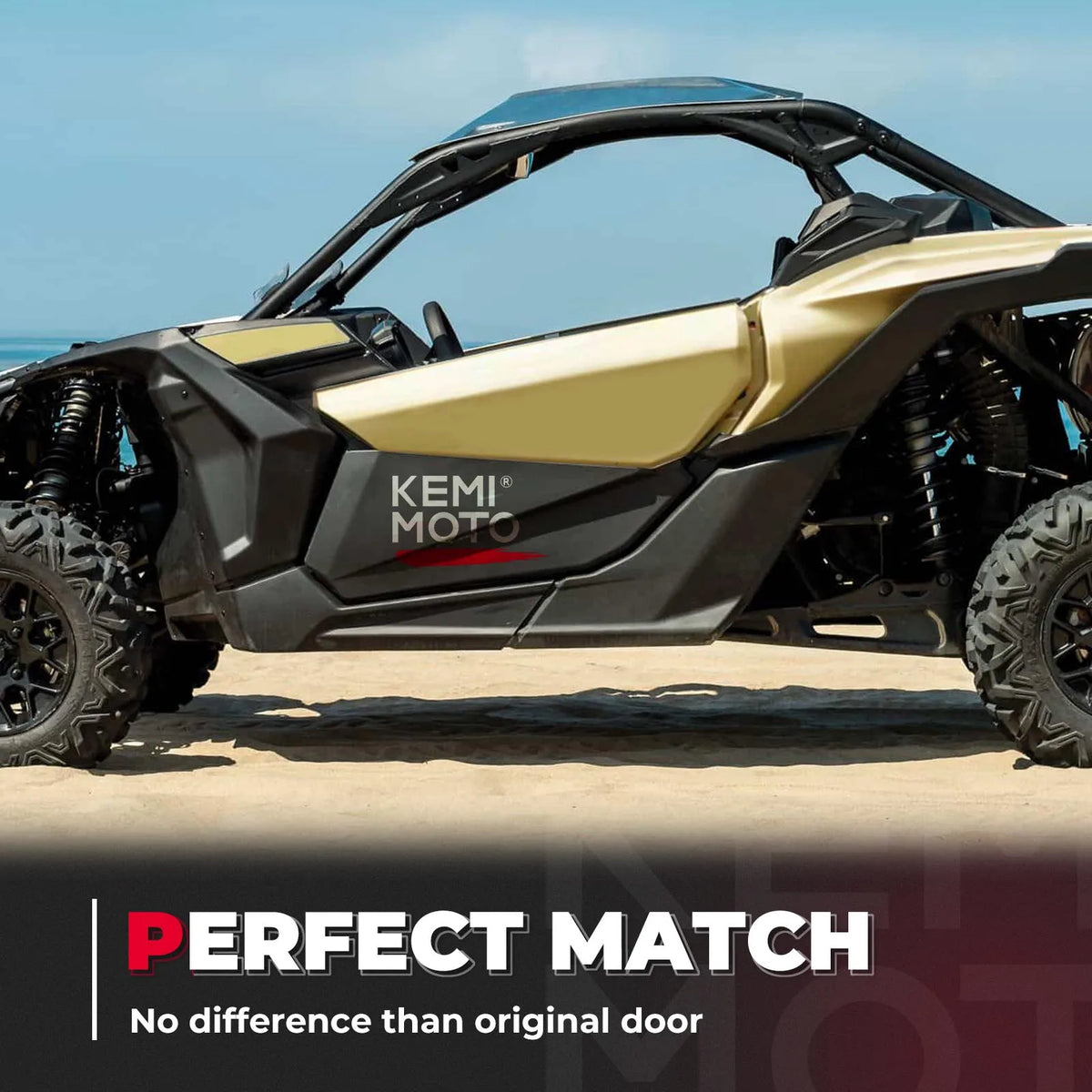 Lower Door Panel Inserts with Metal Frame, 2-Door for Can-Am Maverick X3 (2017–2026)