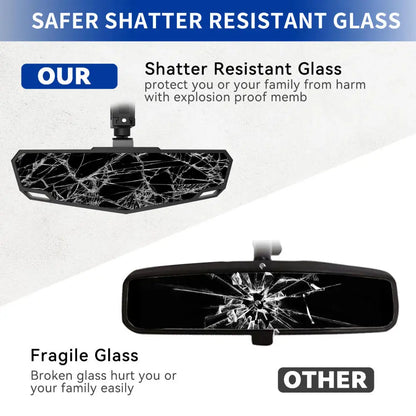 Magnetic Center Rearview Mirror for Polaris RZR XP 1000 & RZR Trail
