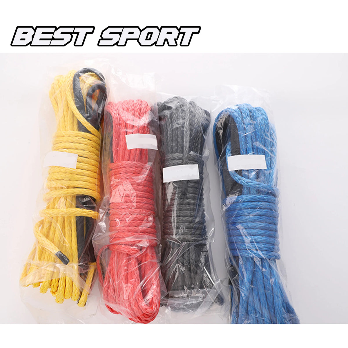 Synthetic Winch Line 6 mm x 15 m, 7,700 lb for UTV & SXS