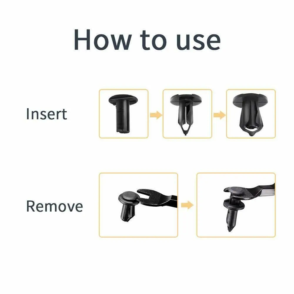 Plastic Body Panel Rivets (100-Pack) for Can-Am Maverick X3 & Commander
