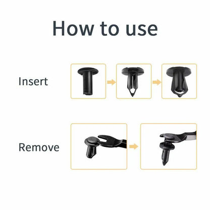 Plastic Body Panel Rivets (100-Pack) for Can-Am Maverick X3 & Commander