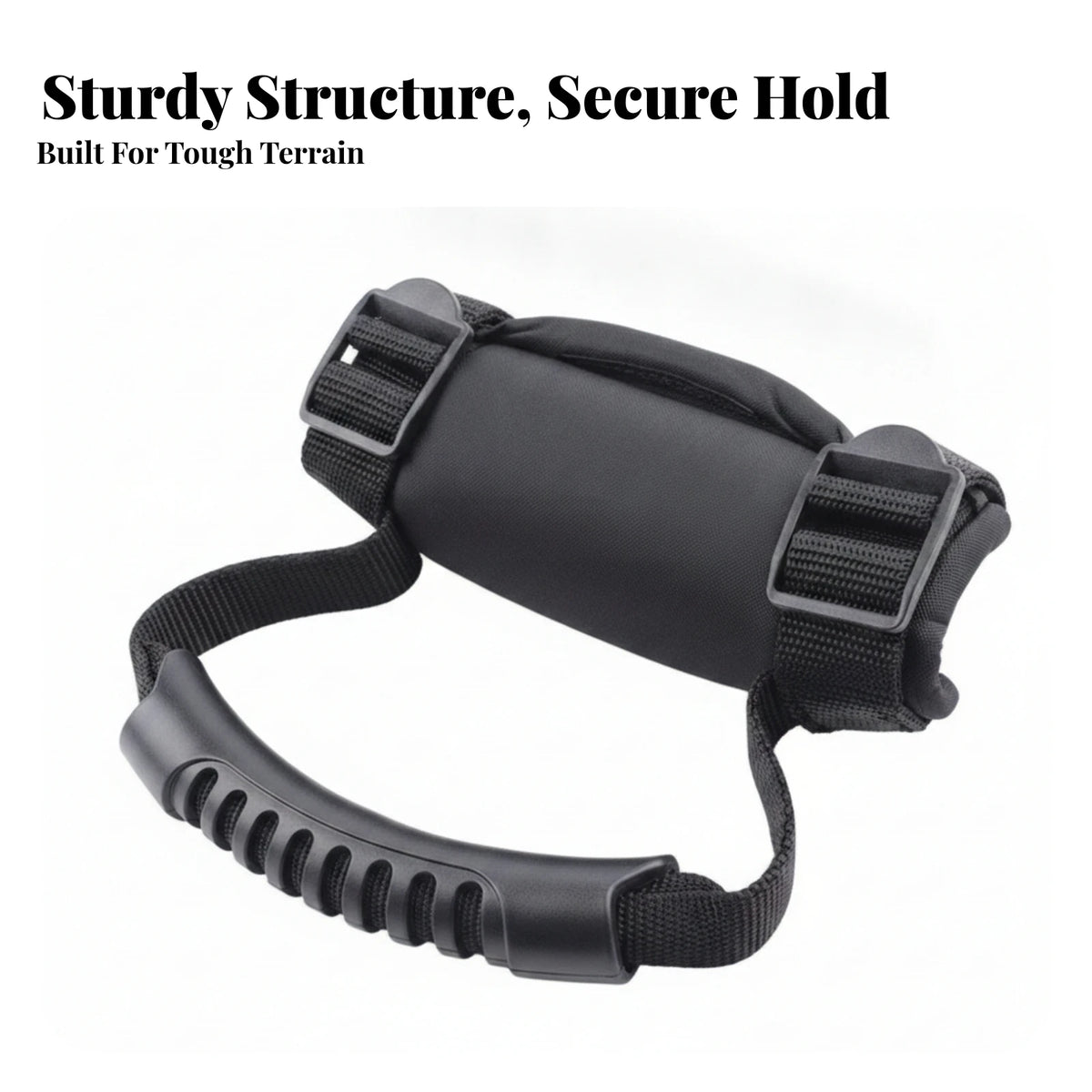 Padded Roll Cage Grab Handle with Adjustable Straps for UTV & SXS