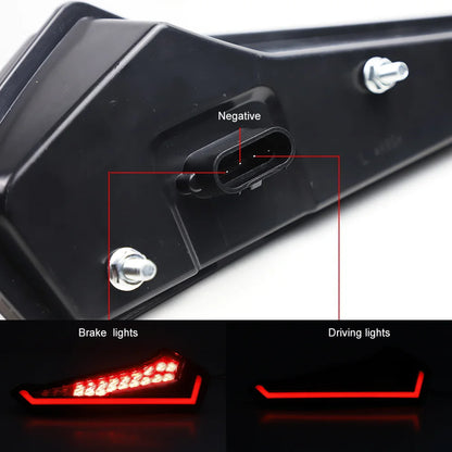 LED Tail Lights with Rear Brake Lights for Polaris RZR XP 1000 (2024–2026)