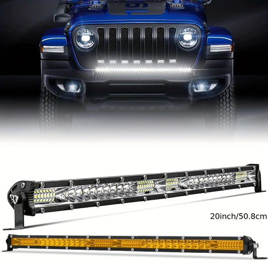 Single-Row LED Light Bar, Spot/Flood Combo (10–20 in) for UTV & SXS