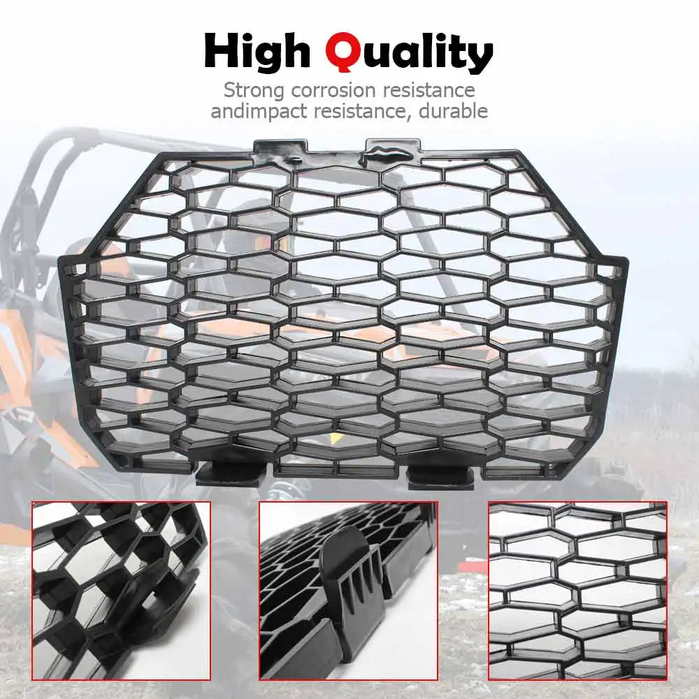 Front Main Lower Mesh Grille, ABS Plastic for Polaris RZR XP 1000, RZR 900 & RZR XP Turbo