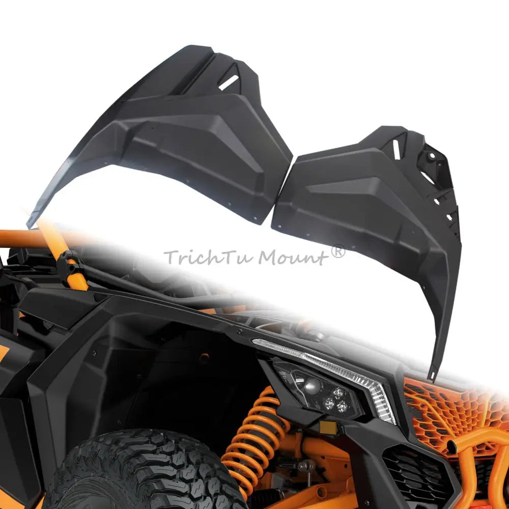 Front Fender Lateral Panels, Matte Black (Pair) for Can-Am Maverick X3 (2017–2020)