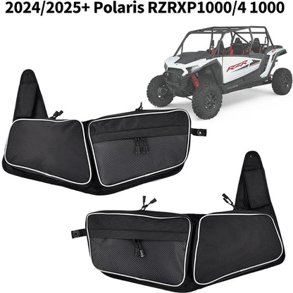 PVC Left and Right Side Storage Bags with Knee Pads for Polaris RZR XP 1000 (2024–2026)