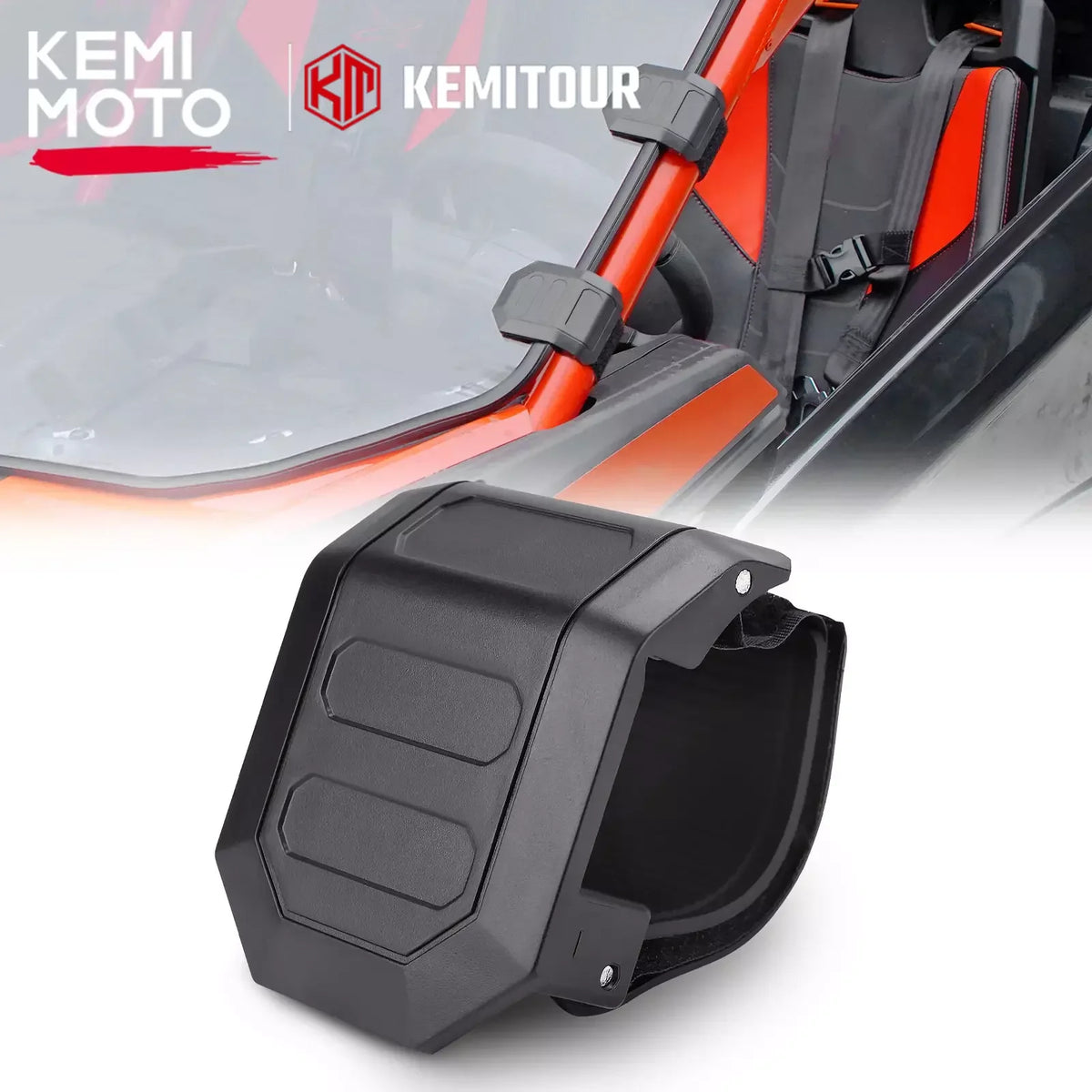 Heavy-Duty Windshield Clamps for 1.5–2.3 Inch Tube for UTV & SXS