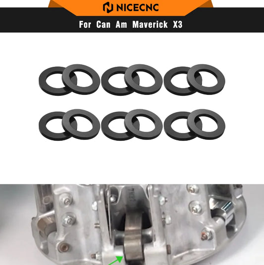 NICECNC Clutch Weight Gasket Set (12 Pcs) for Can-Am Maverick X3, Maverick Sport & More