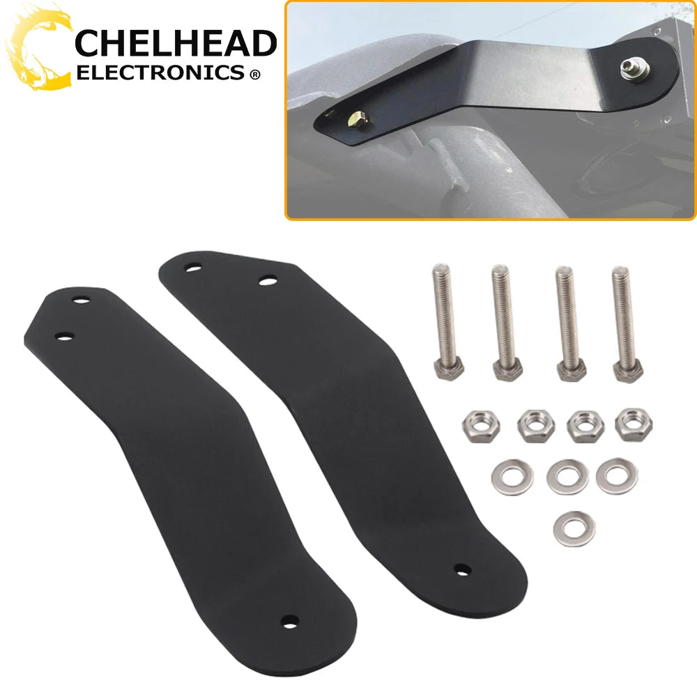Windshield Mount Brackets for 42-Inch LED Light Bar for Can-Am Maverick 1000R & Commander