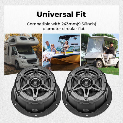 6.5-Inch Speakers with Enclosure Pods for UTV & SXS