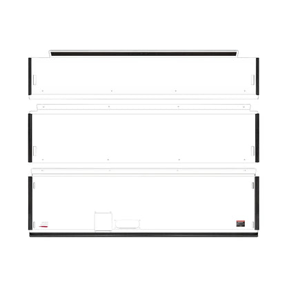 Full Polycarbonate Rear Windshield for Polaris Ranger 570 (2016–2025)