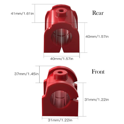 NICECNC Front & Rear Sway Bar Bushings for Can-Am Maverick X3 (2017–2024)