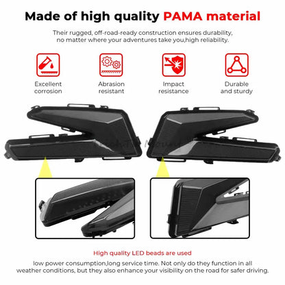 Rear LED Tail Light Assembly with Turn Signal for Can-Am Maverick X3 (2017–2026)